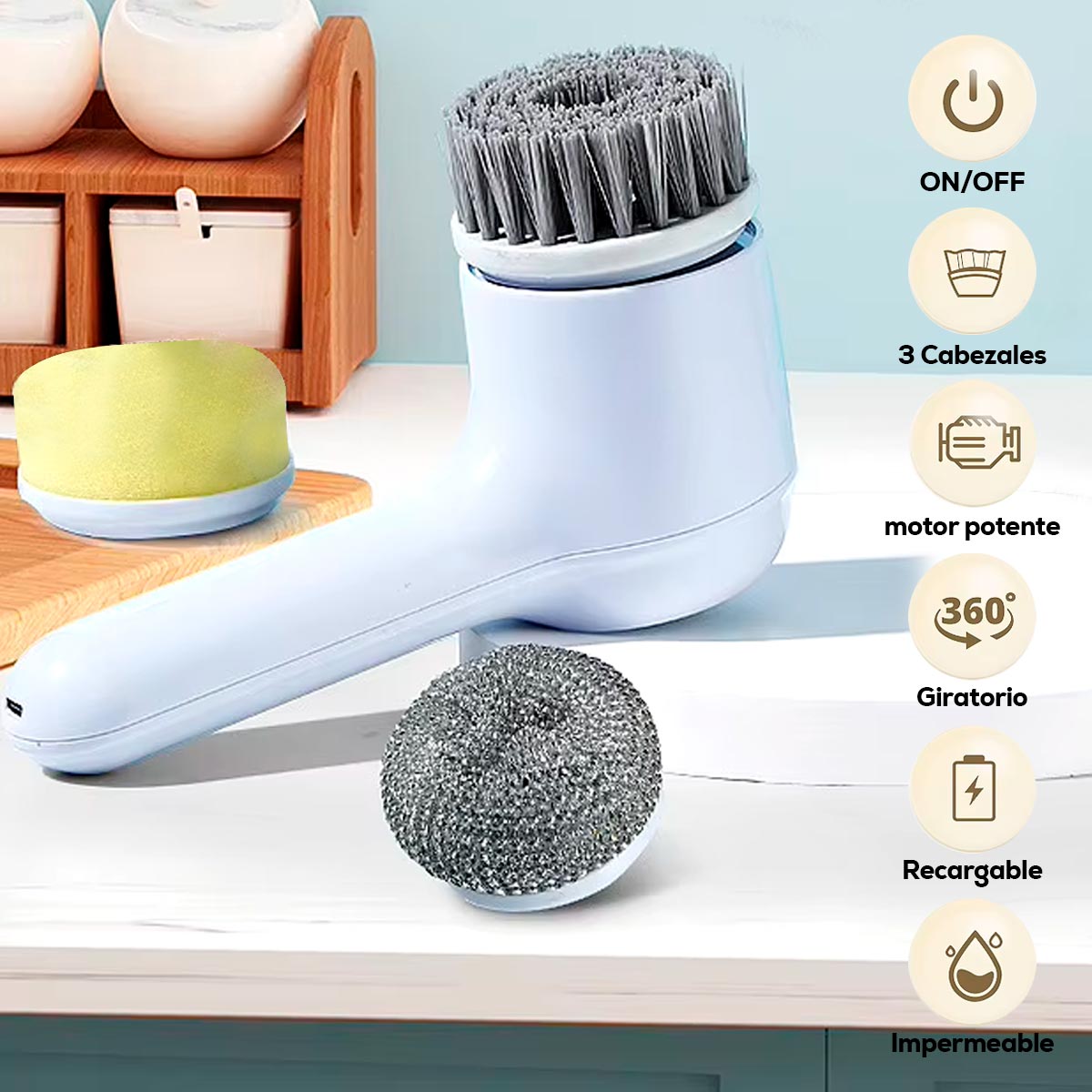 Miniatura 10 de Cepillo Arranca Grasa Eléctrico JPVI-15